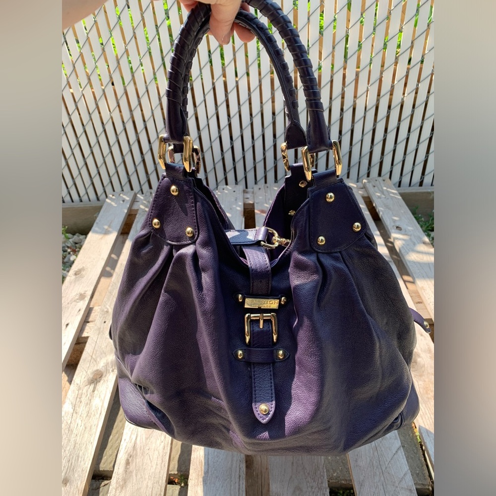 Halston Heritage Purple Satchel